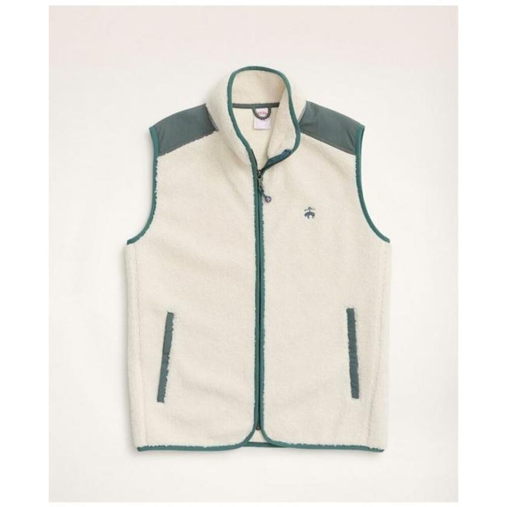 Brooks Brothers Teddy Fleece Vest NWOT